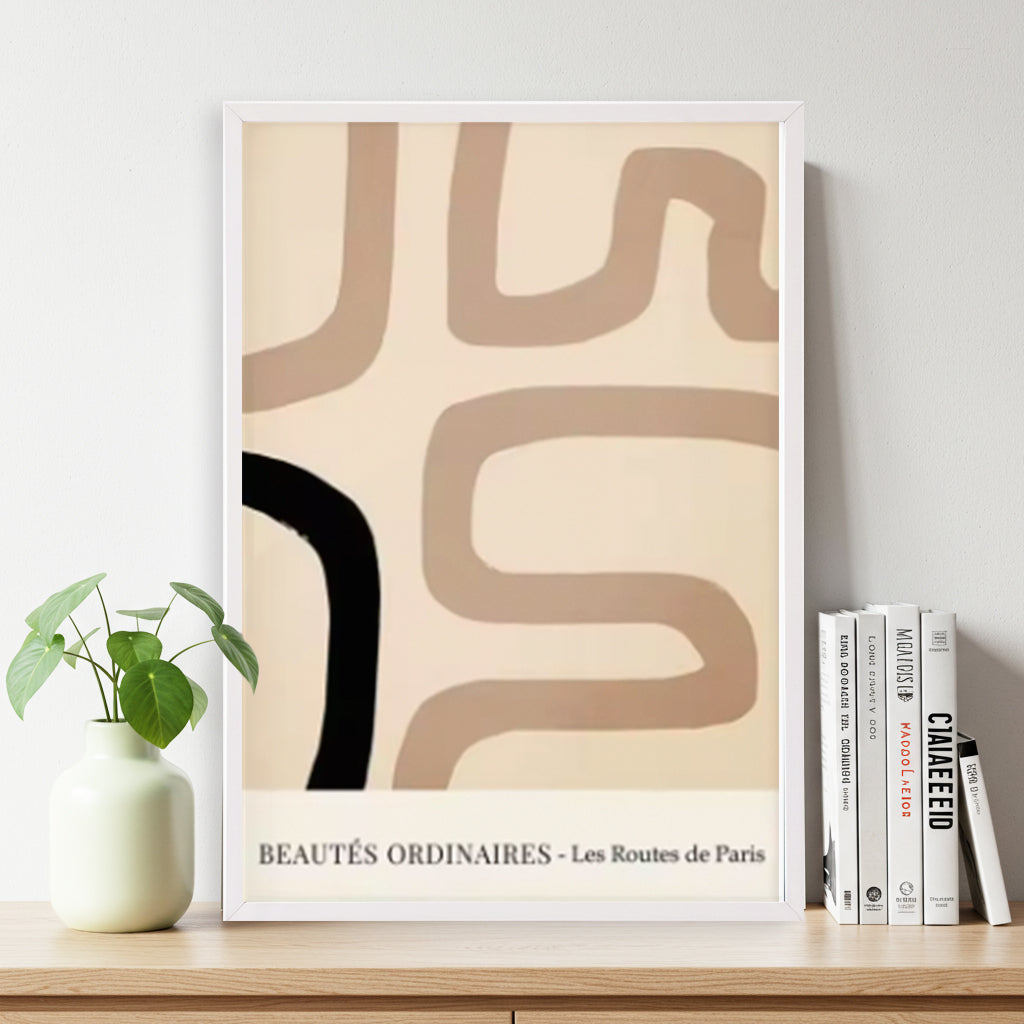 ミニマル ジャパンディ アートポスター 抽象画シリーズ