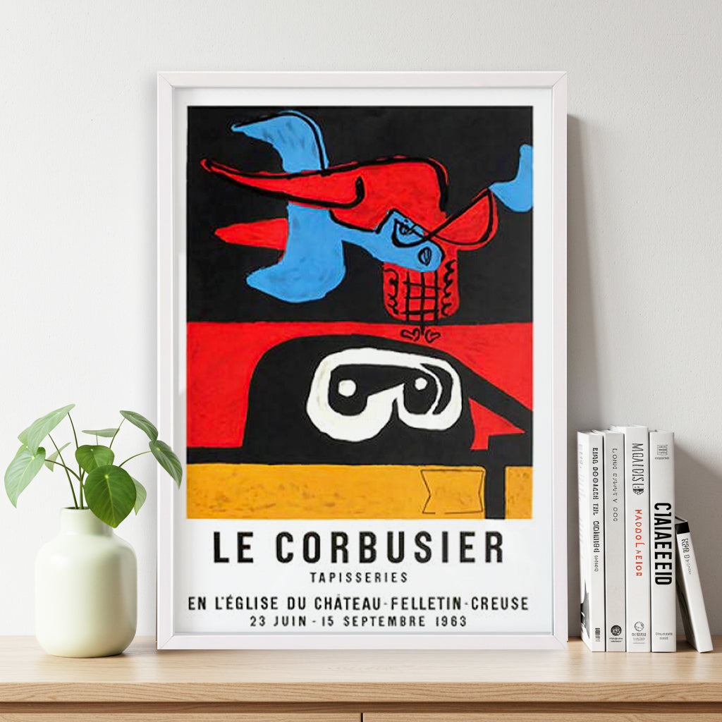 Typography art panel with frame